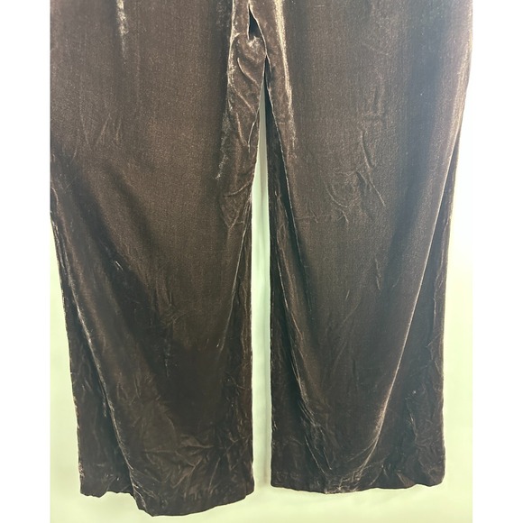 NWT  J. Crew Velvet City Fit Pants Relaxed Straight Leg Brown Size 16 Vtg Y2k - Picture 14 of 15